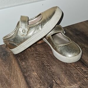 OshKosh B'gosh Gold Mary Jane Dress Shoes